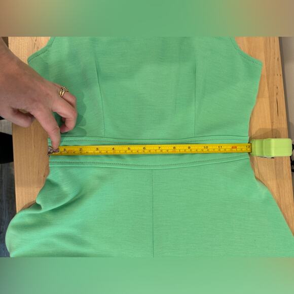 Vintage A-Line Sherbet Green Dress - Size 4 - Picture 8 of 9